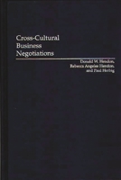Cross-Cultural Business Negotiations 0275968030 Book Cover