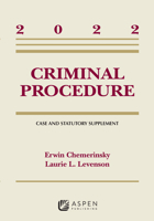 Criminal Procedure: Case and Statutory Supplement, 2022 154385883X Book Cover