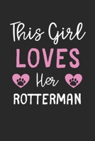 This Girl Loves Her Rotterman: Lined Journal, 120 Pages, 6 x 9, Funny Rotterman Gift Idea, Black Matte Finish (This Girl Loves Her Rotterman Journal) 167357095X Book Cover