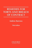 Remedies for Torts and Breach of Contract 0406977267 Book Cover