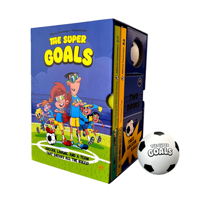 The Super Goals Box Set: 2 books + Soccer ball: A fantastic gift set containing the first two books in "The Super Goals" series and a free mini soccer ball 8419898953 Book Cover