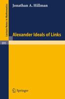 Alexander Ideals of Links 3540111689 Book Cover