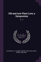 Old and New Plant Lore: A Symposium 1378115619 Book Cover