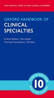 Oxford Handbook of Clinical Specialties - Mini Edition 0198719027 Book Cover