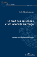 Le droit des personnes et de la famille au Congo (Études Africaines) (French Edition) 2343190739 Book Cover