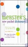 Webster's New Pocket Dictionary 0470386460 Book Cover