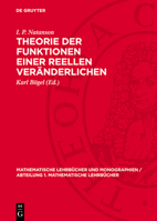 Theorie Der Funktionen Einer Reellen Veränderlichen 3112719948 Book Cover