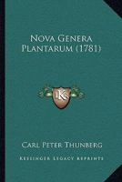 Nova Genera Plantarum (1781) 1120013798 Book Cover
