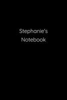 Stephanie's Notebook: Notebook / Journal / Diary - 6 x 9 inches (15,24 x 22,86 cm), 150 pages. 1692276344 Book Cover