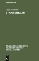 Staatsrecht 3111319008 Book Cover