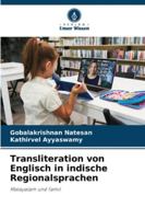 Transliteration von Englisch in indische Regionalsprachen 6209301347 Book Cover