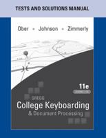 The College Keyboarding and Document Processing 0077356594 Book Cover