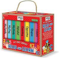 Sassi Junior 英文原版 My First Library系列 Read and learn Books 8册纸板书 礼盒装 颜色 形状 数字等幼儿启蒙认知 Sassi出品 8868601648 Book Cover