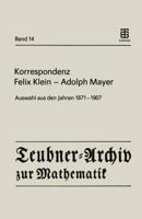 Korrespondenz: Auswahl Aus Den Jahren 1871 Bis 1907 3211958479 Book Cover