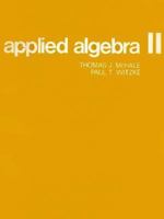 Applied Algebra II 0201047756 Book Cover