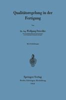 Qualitatsregelung in Der Fertigung 3540031111 Book Cover