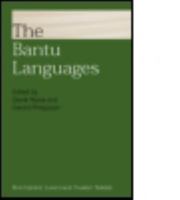 The Bantu Languages 0700711341 Book Cover