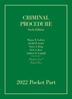 Criminal Procedure, 6th, Student Edition, 2022 Pocket Part 1636599109 Book Cover