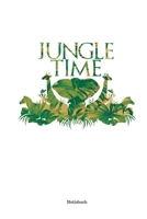 Notizbuch: Afrikanische Safari Journal Elefant Giraffe Zebra Regenwald A5 Kariert (German Edition) 1699076529 Book Cover