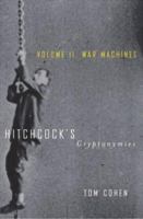 Hitchcock's Cryptonymies v2: Volume II. War Machines 0816641714 Book Cover