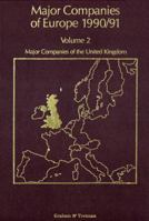 Major Companies of Europe 1992 9401068461 Book Cover