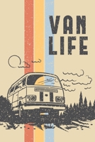 Van Life Journal & Log Book: Camper Van & Road Trip Enthusiast Notebook in Retro Style. 1686908717 Book Cover