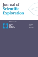 Journal of Scientific Exploration 34: 1 Spring 2020 (Jse) 1734071117 Book Cover