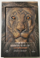 Biblia RVR 1960 Letra grande León de Juda edición especial bronce / Spanish Bible RVR 1960 Large Print Imitation Leather Lion of Judah Special Edition (Spanish Edition) B0DVQTYRPQ Book Cover