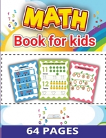 MATH BOOK FOR KIDS: Teaches pen skills, number recognition etc through games and rewarding challenges - from ages 3-6 B0DT1J74C4 Book Cover