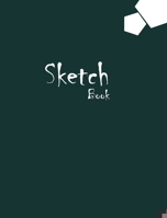 Sketchbook Large 8 x 10 Premium, Uncoated (75 gsm) Paper, Olive Cover 0464457416 Book Cover