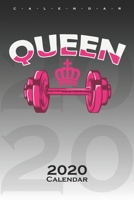 Fitness "Queen" Calendar 2020: Annual Calendar for Couples and best friends 1675641072 Book Cover