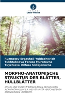 Morpho-Anatomische Struktur Der Blätter, Hüllblätter (German Edition) 6208025990 Book Cover