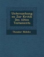 Untersuchungen Zur Kritik Des Alten Testaments 1017966001 Book Cover