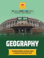IAS Mains Geography Previous Year Papers 9351729125 Book Cover