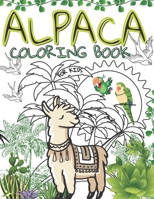 Alpaca Coloring Book For Kids: A collection of unique alpacas llamas for children B096TJPBNL Book Cover