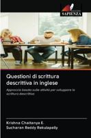 Questioni di scrittura descrittiva in inglese: Approccio basato sulle attività per sviluppare la scrittura descrittiva 6202776951 Book Cover