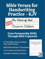 Bible Verses for Handwriting Practice - KJV: Word of God Cursive Edition B0DT91V9JP Book Cover