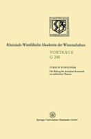 Der Beitrag Der Deutschen Romantik Zur Politischen Theorie 353107248X Book Cover