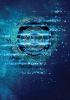 Kayla Notebook: Art Deco - 7"X10" Blue Spiritual Cosmic Composition Book 1695005376 Book Cover