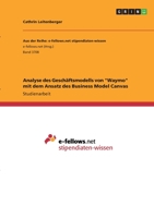 Analyse des Gesch�ftsmodells von Waymo mit dem Ansatz des Business Model Canvas 3346343758 Book Cover