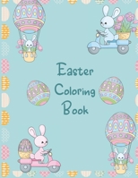 Easter Coloring Book: 8.5 x 11 inch coloring book great for younger children large pictures toddlers and preschoolers B08VCN6K4B Book Cover