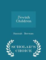 Jewish Children 9356314993 Book Cover