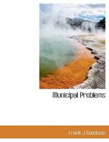 Municipal Problems 102188801X Book Cover