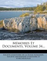 Mémoires Et Documents, Volume 34... 1274198674 Book Cover