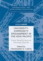 University-Community Engagement in the Asia Pacific: Public Benefits Beyond Individual Degrees 3319452215 Book Cover