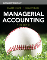 Managerial Accounting, 3e Evaluation Copy 1119305837 Book Cover