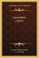 Lacordaire. 4e Édition 1518833942 Book Cover