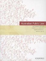 Australian Public Law 0195572297 Book Cover