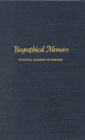 Biographical Memoirs: V.68 0309052394 Book Cover
