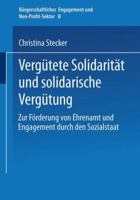 Vergütete Solidarität Und Solidarische Vergütung 3810034843 Book Cover